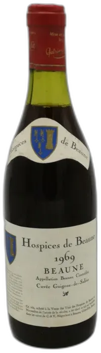 image du vin Beaune Premier Cru Cuvée Guigone de Salins 1969 Domaine des Hospices de Beaune