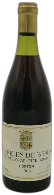photo du vin Corton Grand Cru Cuvée Charlotte Dumay 1966 Hospices de Beaune