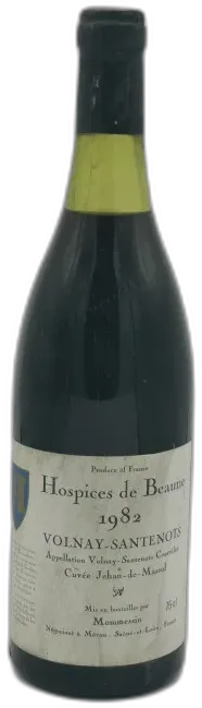 image du vin Volnay Santenots Cuvée Jehan de Massol 1982 Hospices de Beaune