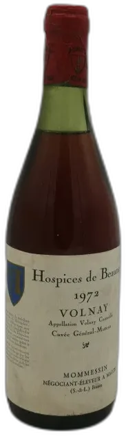 photo du vin Volnay 1er Cru Cuvée Général Muteau 1972 Hospices de Beaune Mise Mommessin