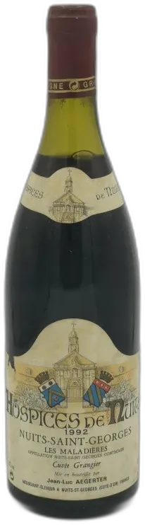 photo du vin Nuits Saint Georges les Maladières Cuvée Grangier 1992 Hospices de Nuits