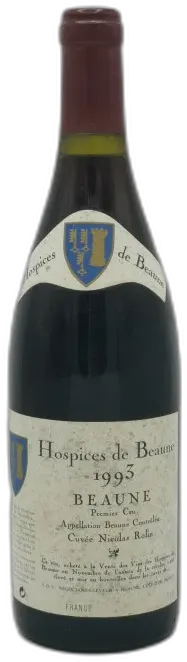 photo du vin Beaune Premier Cru Cuvée Nicolas Rollin 1993 Hospices de Beaune