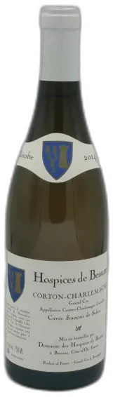 image du vin Corton Charlemagne Grand Cru Cuvée François de Salins 2014 Hospices de Beaune