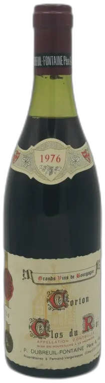 image du vin Corton Clos du Roi 1976 Domaine Dubreuil Fontaine