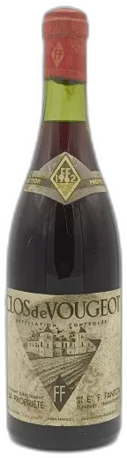 photo du vin Clos de Vougeot Grand Cru 1962 F. Fanton