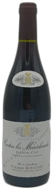 illustration du vin Corton Maréchaudes Grand Cru 2005 Pierre Bitouzet