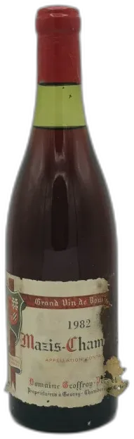 photo du vin Mazis-Chambertin 1982 Grand Cru Harmand-Geoffroy