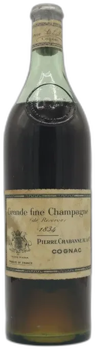 capture du vin Cognac Grande Fine Champagne 1834 Pierre Chabanneau