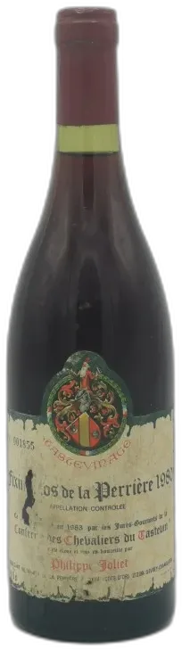 photo du vin Fixin Clos de la Perrière Tasteviné 1980 Domaine Philippe Joliet