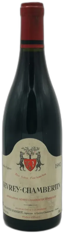 image du vin Gevrey-Chambertin 1992 Domaine Jeantet-Pansiot