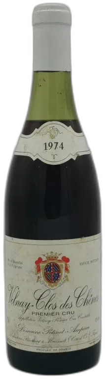 photo du vin Volnay Premier Cru Clos des Chênes 1974 Domaine Potinet Ampeau