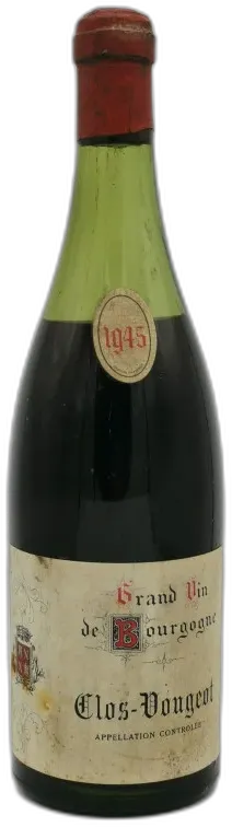 illustration du vin Clos de Vougeot Grand Cru 1945