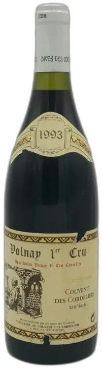 photos du vin Volnay Premier Cru 1993 Cave des Cordeliers