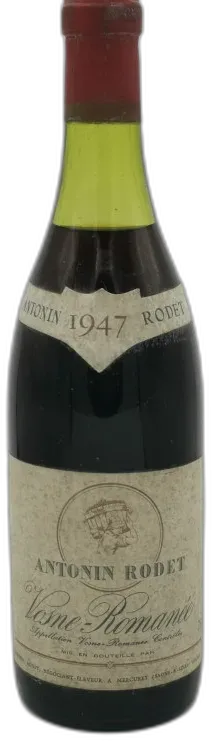 photo du vin Vosne romanée 1947 Antonin Rodet