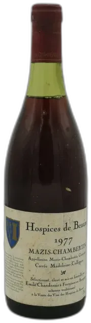 photo du vin Mazis Chambertin Grand Cru Cuvée Madeleine Colignon Hospices de Beaune