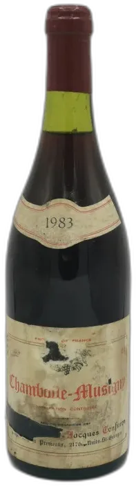 photo du vin Chambolle Musigny 1983 Domaine Jean Jacques Confuron