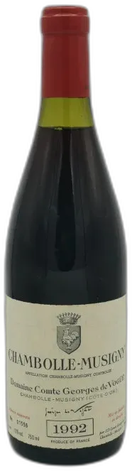 illustration du vin Chambolle Musigny 1992 Comte Georges de Vogue