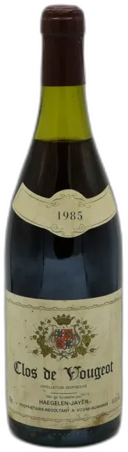 photo du vin Clos de Vougeot Grand Cru 1985 Domaine Haegelen Jayer