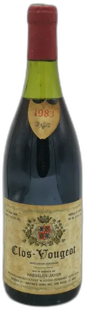 image du vin Clos de Vougeot Grand Cru 1983 Domaine Haegelen Jayer