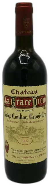 photo du vin Château la Grâce Dieu les Menuts 1992 Saint Emilion Grand Cru