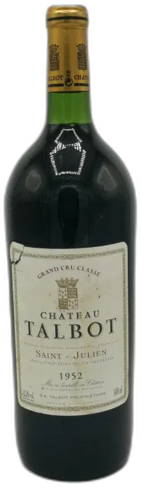 photo du vin Château Talbot 1952 Saint Julien