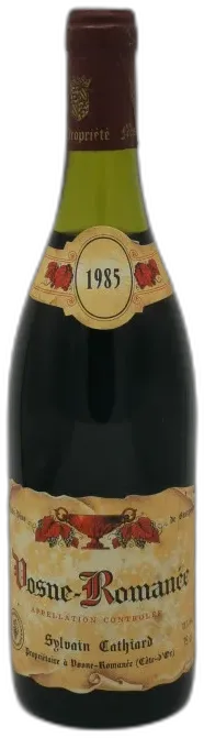 image du vin Vosne Romanee 1985 Domaine Sylvain Cathiard