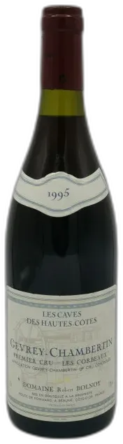 photos du vin Gevrey Chambertin 1er Cru les Corbeaux 1995 Domaine Robert Bolnot les Caves des Hautes Côtes