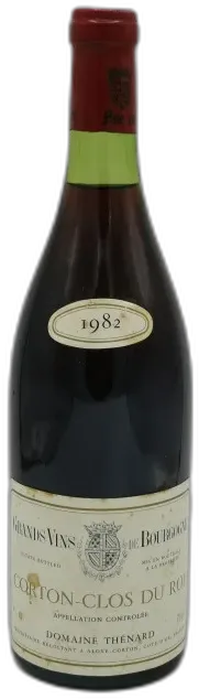 photos du vin Corton 1982 Clos du Roi Grand Cru Domaine thénard