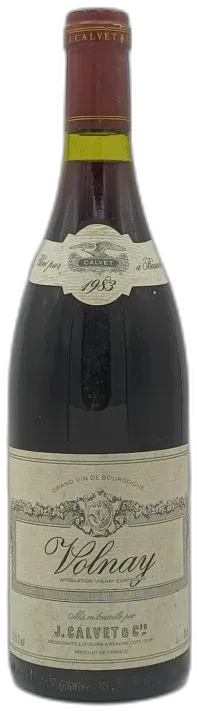 photo du vin Volnay 1983 J.Calvet & Cie
