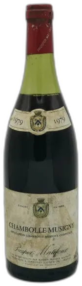 photo du vin Chambolle Musigny 1979 Prosper Maufoux