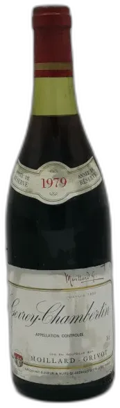photo du vin Gevrey Chambertin 1979 Moillard Grivot