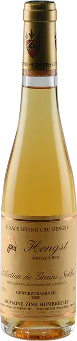 image du vin Gewurztraminer Hengst Grand Cru Sélection de Grains Nobles 2008 Domaine Zind Humbrecht