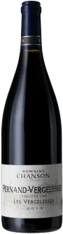 vue du vin Pernand-Vergelesses 1er Cru Vergelesses 2019 Domaine Chanson