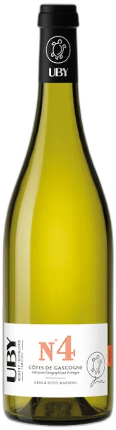 photo du vin Domaine Uby n°4 Petit et Gros Manseng Igp Côtes de Gascogne Vin Blanc