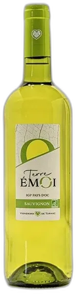 image du vin Vignerons de Tornac Terre Emoi Sauvignon Vin Blanc Bio