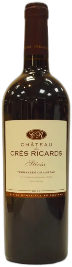 illustration du vin Château des Crès Ricards Cuvée Stécia Terrasses du Larzac Rouge 750ml