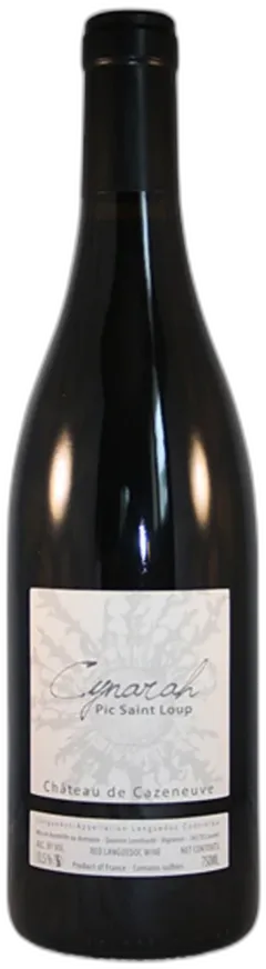 image du vin Château Cazeneuve Cynarah Pic Saint Loup Vin Rouge Bio ab