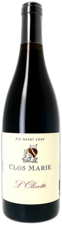 image du vin Clos Marie Cuvée Olivette Aop Pic Saint Loup Vin Rouge Bio