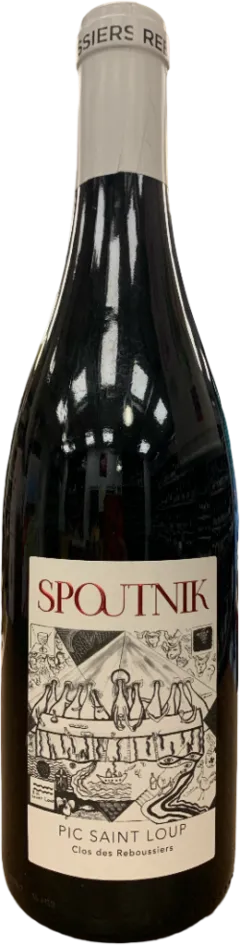 photo du vin Clos des Reboussiers Spoutnik Pic Saint Loup Vin Rouge Bio