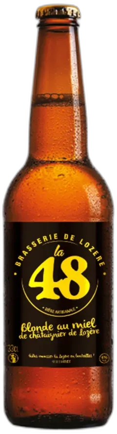 photo du vin Bière Blonde au Miel de Châtaigniers la 48 Brasserie de Lozère