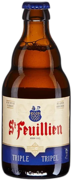 capture du vin Brasserie st Feuillien Bière Blonde Triple st Feuillien Triple