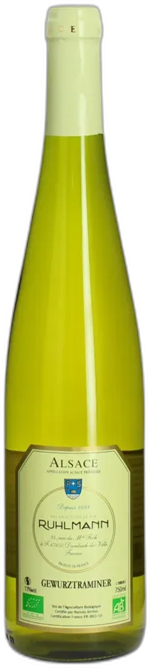 capture du vin Gewurztraminer Biologique