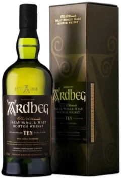 photo du vin Ardbeg The Ultimate 10 Ans Islay) Ecosse Single Malt
