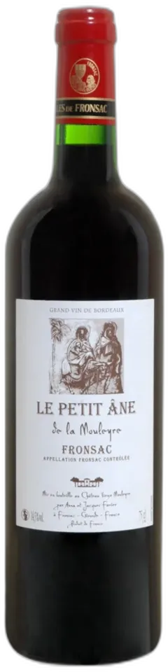 illustration du vin Château Vieux Mouleyre le Petit Ane Aop Fronsac Vin Rouge