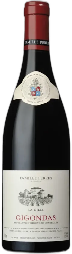 aperçu du vin Famille Perrin la Gille Aoc Gigondas Vin Rouge