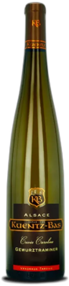 aperçu du vin Domaine Kuentz-Bas Cuvée Caroline Aoc Gewurztraminer Vin Blanc