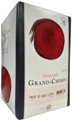 photo du vin Domaine Grand-Chemin Amour de Rouge Igp Pays d’oc Vin Rouge Bag in Box