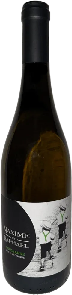 vue du vin Chateau de Valcombe " Maxime et Raphael" Roussanne Bio
