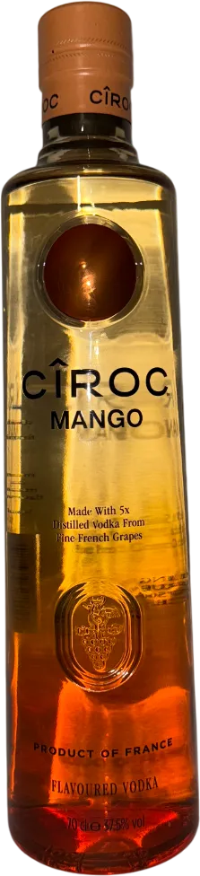 vue du vin Ciroc Mangue