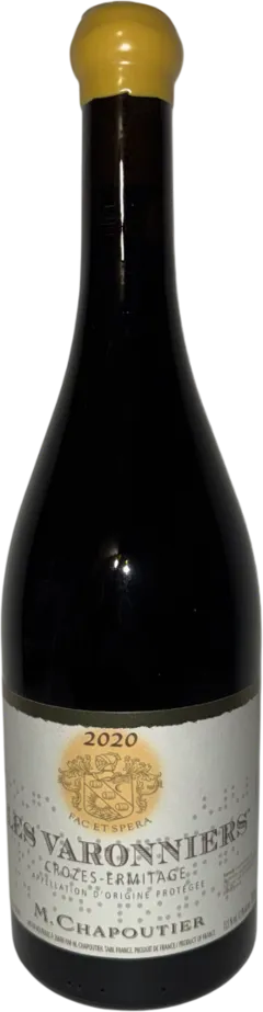 vue du vin Domaine Chapoutier les Varonniers Rouge 2020